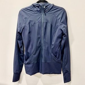 Lululemon Hooded Women’s zip up - navy - Sz 10